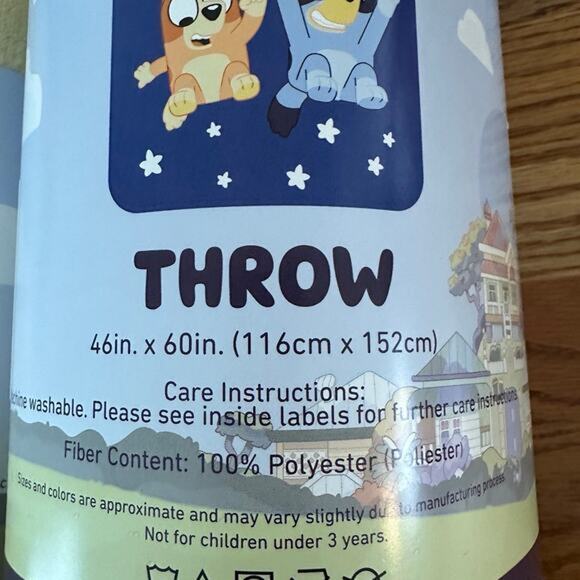 Bluey and bingo throw blanket - Picture 2 of 3